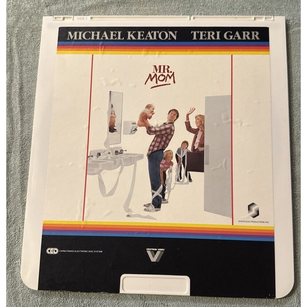 Mr. Mom CED Capacitance Electronic Disc System 1984 Videodisc Michael Keaton